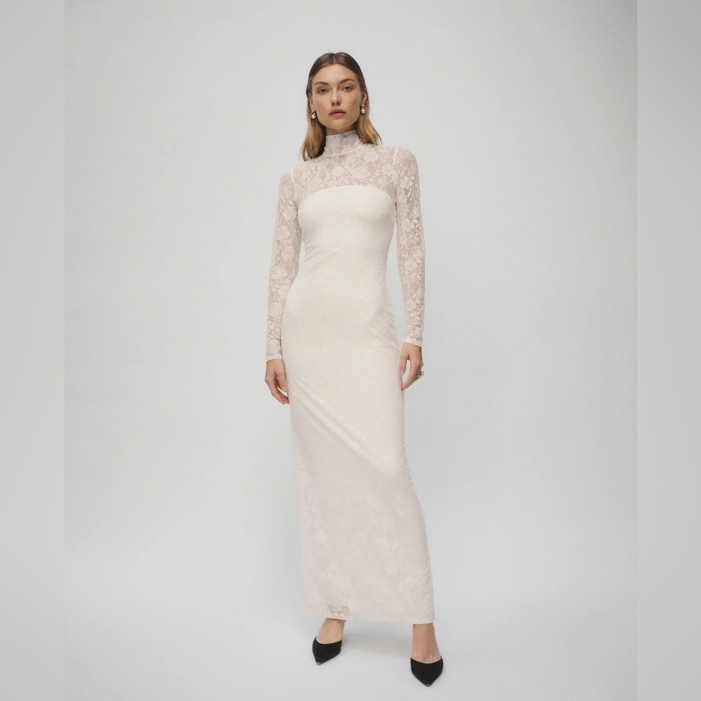 Reformation Otrano white maxi dress size 0